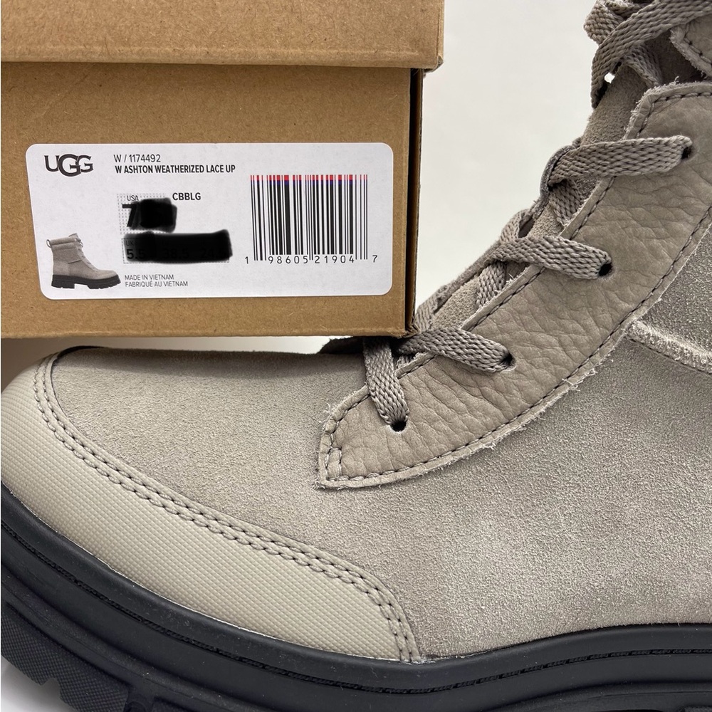 UGG Women 1174492
W ASHTON WEATHERIZED LACE UP Cobble Grey - Kicks Machine Boots - Picture 15 of 16